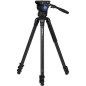 C373FBV4H S3 Carbon Single Tube Video Tripod kit