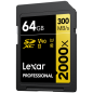 SD Pro Gold Series UHS-II 2000x 64GB V90