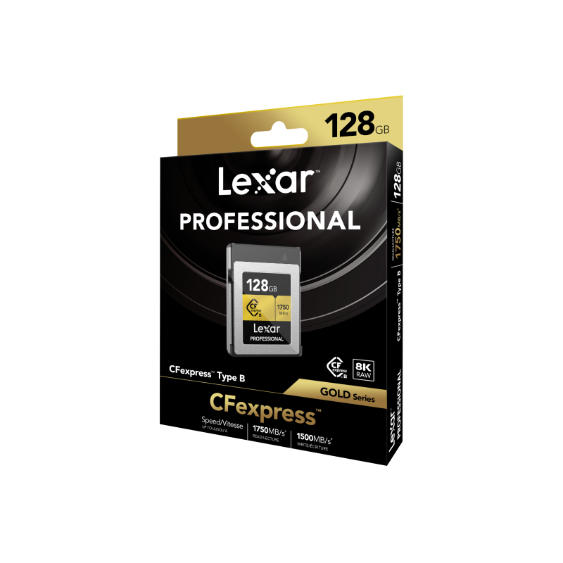 CFexpress PRO Type B Gold series 128GB - R1750/W1500MB/s