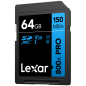SDXC 800x PRO Blue Series 64GB UHS-1 V30 - Read 150MB/s SDXC 800x PRO Blue Series 64GB UHS-1 V30 - Read 150MB/s