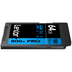 SDXC 800x PRO Blue Series 64GB UHS-1 V30 - Read 150MB s