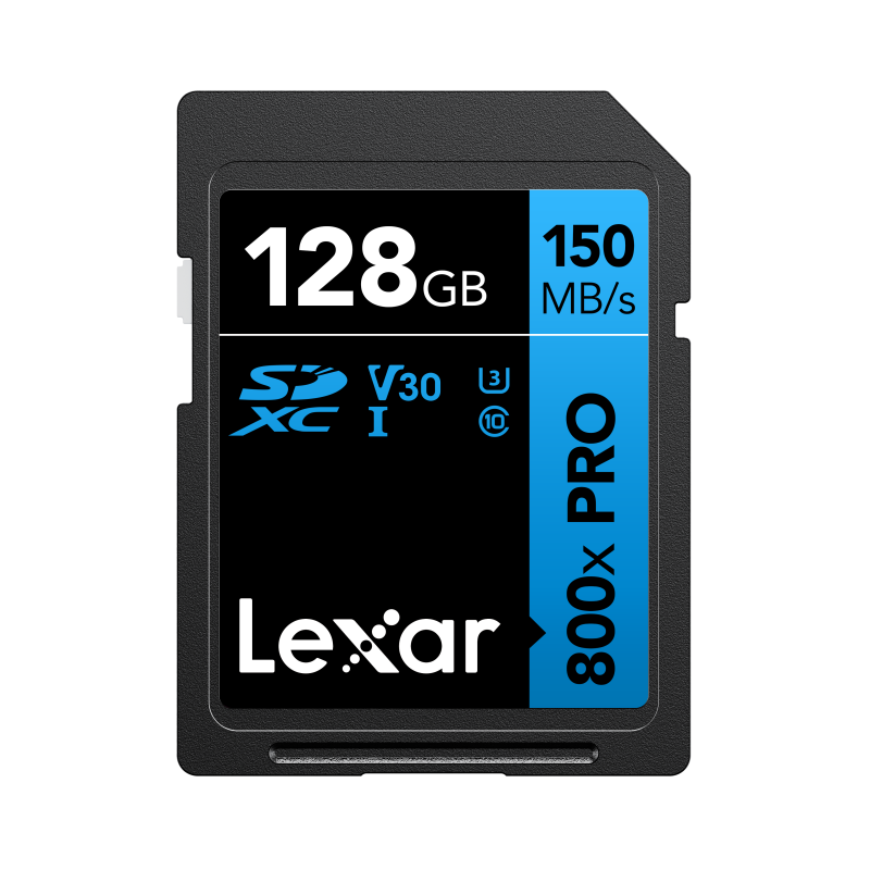 SDXC 800x PRO Blue Series 128GB UHS-1 V30 - Read 150MB/s SDXC 800x PRO Blue Series 128GB UHS-1 V30 - Read 150MB/s