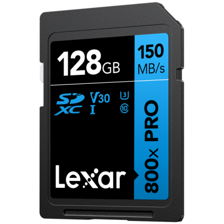 SDXC 800x PRO Blue Series 128GB UHS-1 V30 - Read 150MB/s