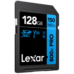 SDXC 800x PRO Blue Series 128GB UHS-1 V30 - Read 150MB s
