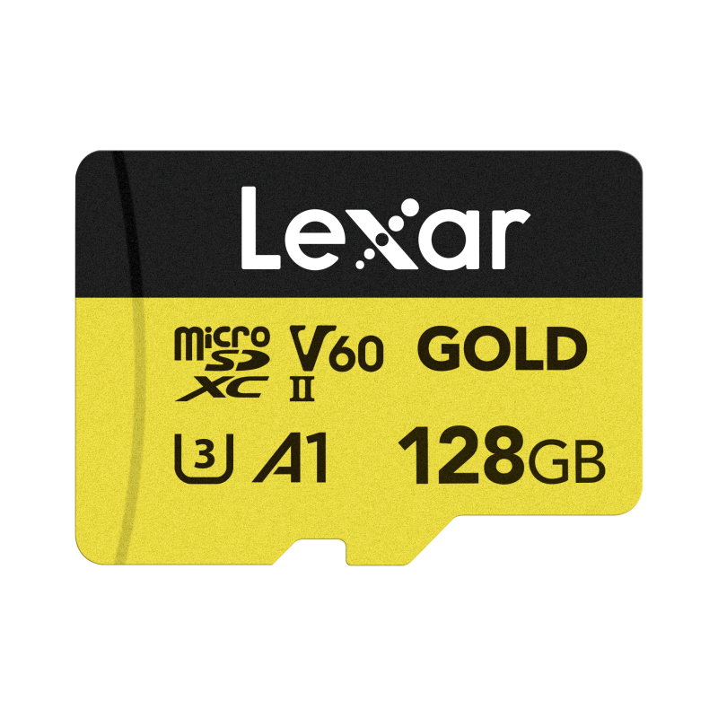 microSDXC Gold Series UHS-II 128GB V60 microSDXC Gold Series UHS-II 128GB V60