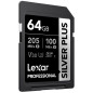 SD Silver Plus UHS-1 64GB V30 R205/W100MB/s SD Silver Plus UHS-1 64GB V30 R205/W100MB/s