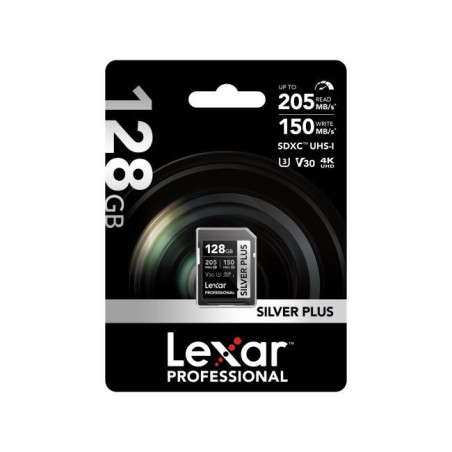 SD Silver Plus UHS-1 128GB V30 R205/W150MB/s