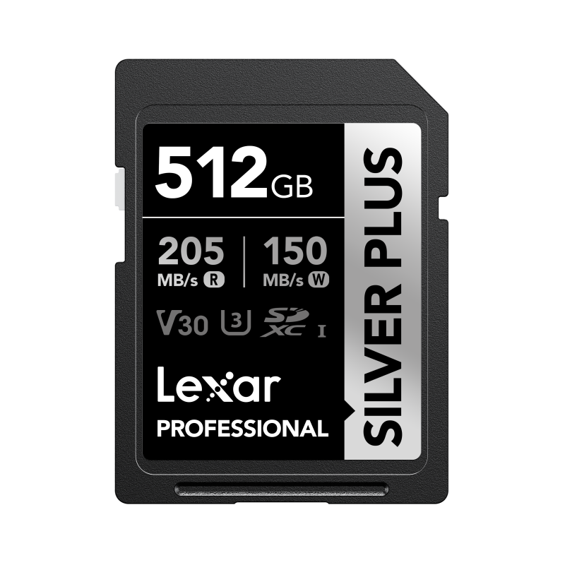 SD Silver Plus UHS-1 512GB V30 R205/W150MB/s SD Silver Plus UHS-1 512GB V30 R205/W150MB/s