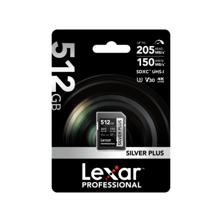 SD Silver Plus UHS-1 512GB V30 R205/W150MB/s
