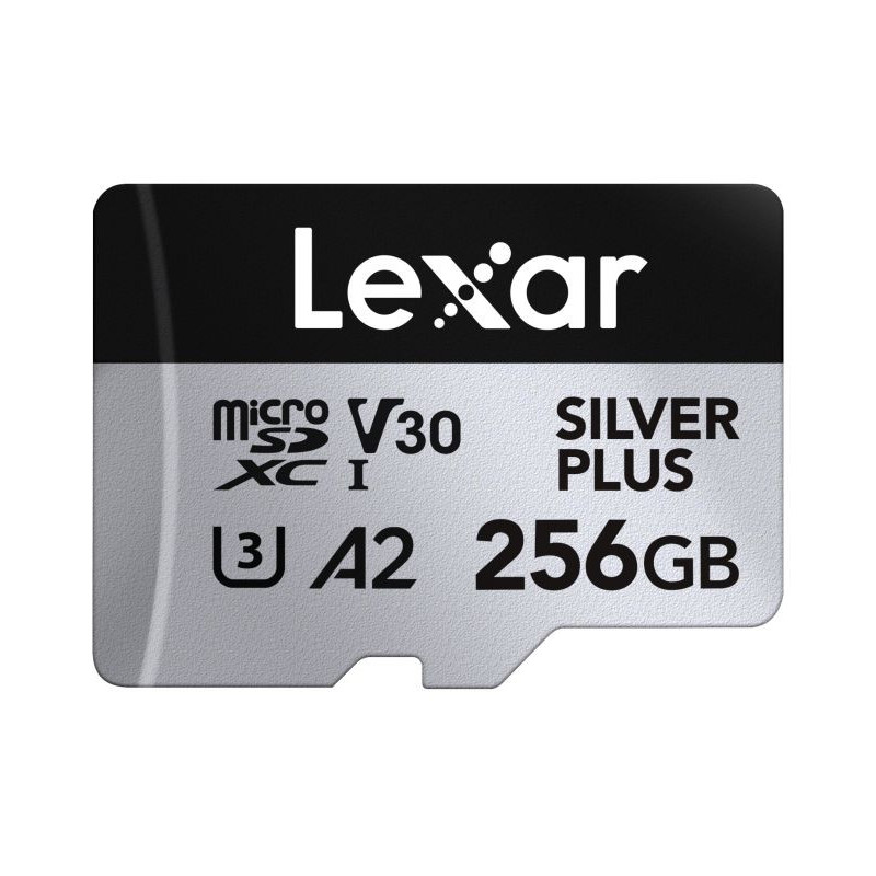 microSDXC Silver Plus UHS-1 256GB V30 R205/W150MB/s microSDXC Silver Plus UHS-1 256GB V30 R205/W150MB/s