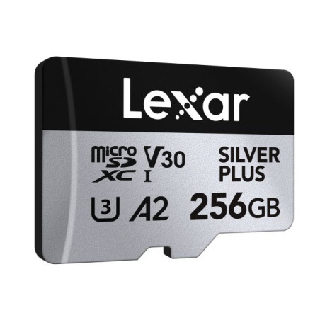 microSDXC Silver Plus UHS-1 256GB V30 R205/W150MB/s