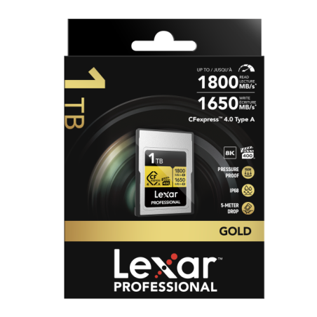 CFexpress PRO Type A Gold 4.0 Series 1TB R1800/W1650MB/s - VPG400
