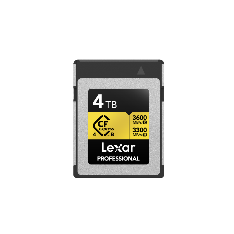 CFexpress PRO Type B GOLD 4.0 series 4TB - R3600/W3300MB/s CFexpress PRO Type B GOLD 4.0 series 4TB - R3600/W3300MB/s