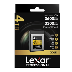 CFexpress PRO Type B GOLD 4.0 series 4TB - R3600 W3300MB s