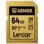 SDXC Pro Gold Series ARMOR UHS-II 64GB V60 IP68 Stainless Steel R280/W210MB/s SDXC Pro Gold Series ARMOR UHS-II 64GB V60 IP68 Stainless Steel R280/W210MB/s