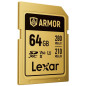 SDXC Pro Gold Series ARMOR UHS-II 64GB V60 IP68 Stainless Steel R280/W210MB/s SDXC Pro Gold Series ARMOR UHS-II 64GB V60 IP68 Stainless Steel R280/W210MB/s
