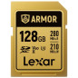 SDXC Pro Gold Series ARMOR UHS-II 128GB V60 IP68 Stainless Steel R280/W210MB/s