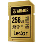 SDXC Pro Gold Series ARMOR UHS-II 256GB V60 IP68 Stainless Steel R280/W205MB/s