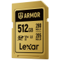 SDXC Pro Gold Series ARMOR UHS-II 512GB V60 IP68 Stainless Steel R280/W205MB/s