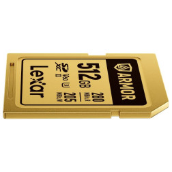SDXC Pro Gold Series ARMOR UHS-II 512GB V60 IP68 Stainless Steel R280 W205MB s