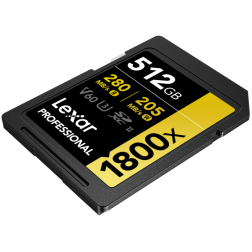 SD Pro Gold Series UHS-II 1800x 512GB V60