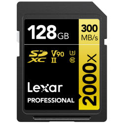 SD Pro Gold Series UHS-II 2000x 128GB V90