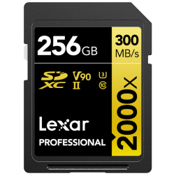 SD Pro Gold Series UHS-II 2000x 256GB V90
