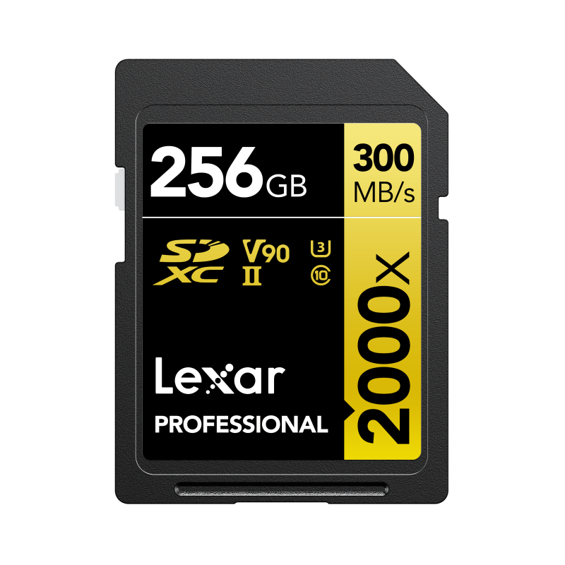 SD Pro Gold Series UHS-II 2000x 256GB V90
