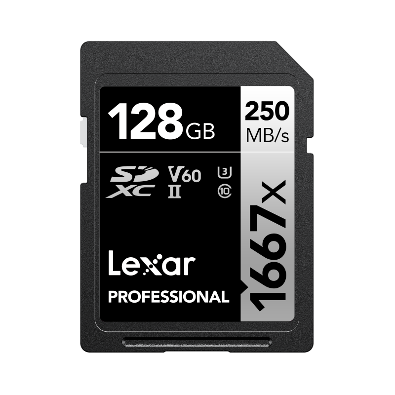 SD Pro Silver Series UHS-II 1667x 128GB V60