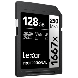SD Pro Silver Series UHS-II 1667x 128GB V60