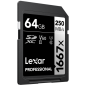 SD Pro Silver Series UHS-II 1667x 64GB V60