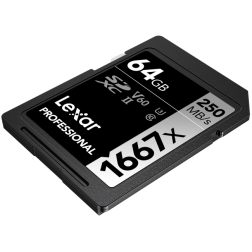 SD Pro Silver Series UHS-II 1667x 64GB V60