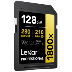 SD Pro Gold Series UHS-II 1800x 128GB V60