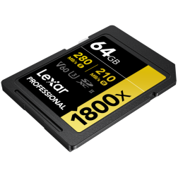 SD Pro Gold Series UHS-II 1800x 64GB V60