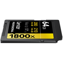 SD Pro Gold Series UHS-II 1800x 64GB V60