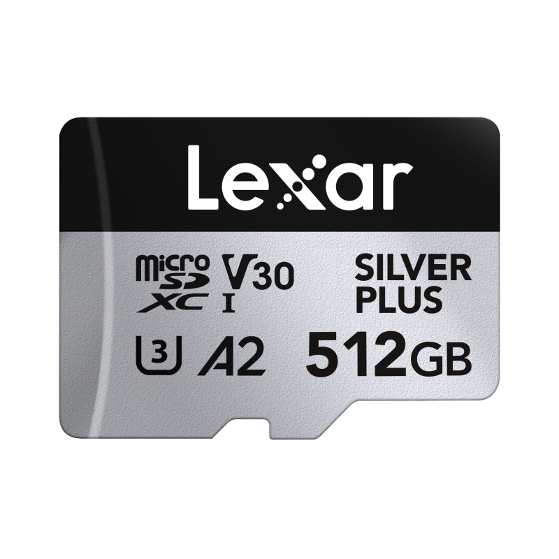 microSDXC Silver Plus UHS-1 512GB V30 R205/W150MB/s microSDXC Silver Plus UHS-1 512GB V30 R205/W150MB/s