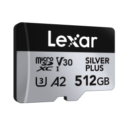 microSDXC Silver Plus UHS-1 512GB V30 R205 W150MB s