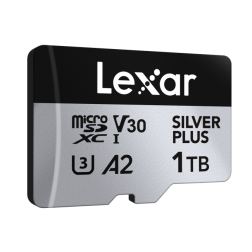 microSDXC Silver Plus UHS-1 1TB V30 R205 W150MB s