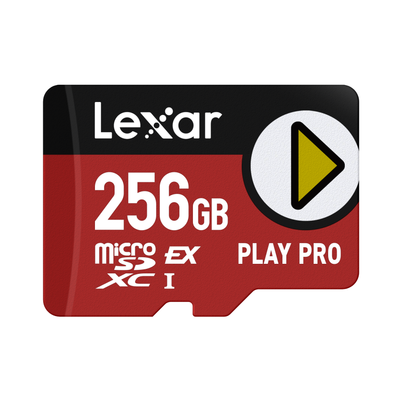 microSD Express 7.1 PLAY Pro 256GB up to R900/W600MB/s (104MB/s with UHS-I) microSD Express 7.1 PLAY Pro 256GB up to R900/W600MB/s (104MB/s with UHS-I)