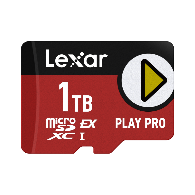 microSD Express 7.1 PLAY Pro 1TB up to R900/W600MB/s (104MB/s with UHS-I)