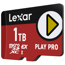 microSD Express 7.1 PLAY Pro 1TB up to R900/W600MB/s (104MB/s with UHS-I)