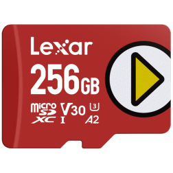 microSDXC PLAY UHS-I 256GB V30 R205 W140MB s