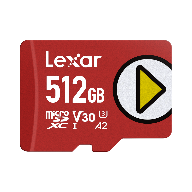 microSDXC PLAY UHS-I 512GB V30 R205/W140MB/s