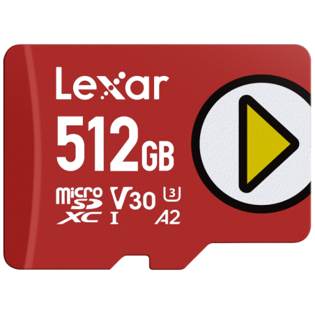 microSDXC PLAY UHS-I 512GB V30 R205 W140MB s