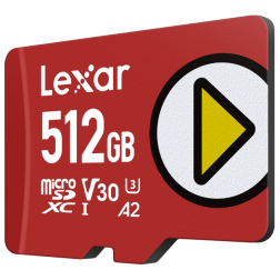 microSDXC PLAY UHS-I 512GB V30 R205/W140MB/s