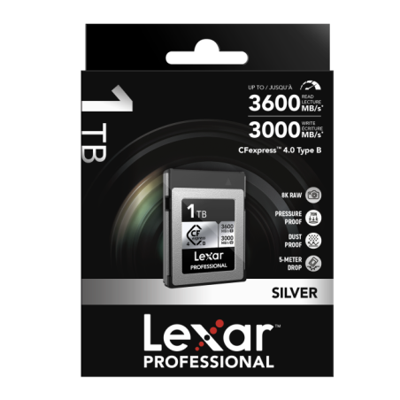 CFexpress PRO Type B SILVER 4.0 series 1TB - R3600/W3000MB/s
