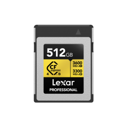 CFexpress PRO Type B GOLD 4.0 series 512GB - R3600 W3300MB s