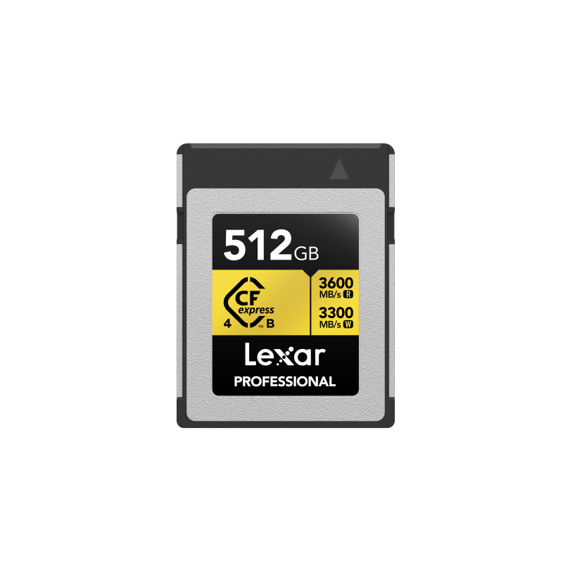 CFexpress PRO Type B GOLD 4.0 series 512GB - R3600/W3300MB/s