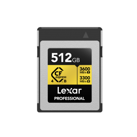 CFexpress PRO Type B GOLD 4.0 series 512GB - R3600 W3300MB s