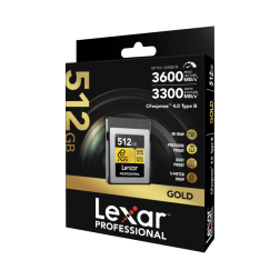 CFexpress PRO Type B GOLD 4.0 series 512GB - R3600 W3300MB s